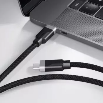 ALOGIC Fusion USB-C uz USB-C 3.2 Gen 2 kabelis 1m 10 Gbit/s Melns Pelēks