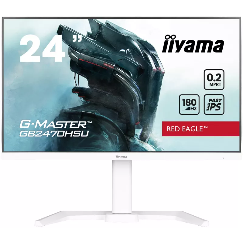 Iiyama G-MASTER GB2470HSU-W6 23.8 inch Full HD LED monitors balts