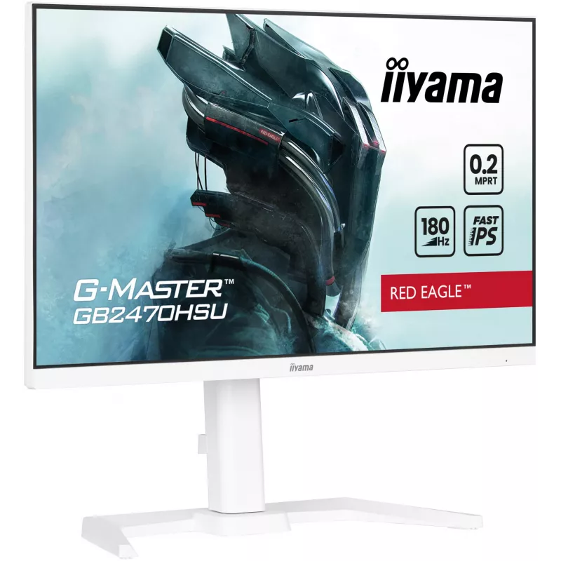 Iiyama G-MASTER GB2470HSU-W6 23.8 inch Full HD LED monitors balts
