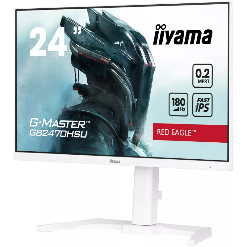 Iiyama G-MASTER GB2470HSU-W6 23.8 inch Full HD LED monitors balts