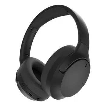 Austiņas GEMBIRD BHP-ANC-01 — supra-aural, vadu un Bluetooth, 20–20000 Hz, 0,8 m kabelis, 168 g, melna