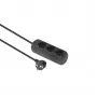 Microconnect GRU003B-WOS pagarinātājs 1.5 m 3 kontaktligzdas Melns