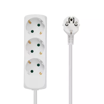 Microconnect GRU003W pagarinātājs 1.8 m 3 kontaktligzdas balts