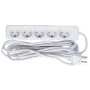 Pagarinātājs Microconnect GRU0055WDK 5m 5 kontaktligzdas iekštelpām balts