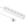 Microconnect GRU00615W pagarinātājs 1,5 m 6 kontaktligzdas Balts