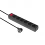 Microconnect GRU0065B kontaktligzda Type F Melna