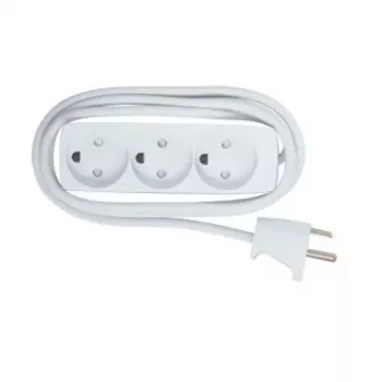 Microconnect GRU035WDK pagarinātājs 5 m 3 kontaktligzdas Iekštelpām Balts