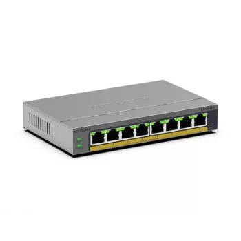 NETGEAR GS108EPP 8 portu Gigabit PoE+ slēdzis (123 W, bezventilatoru, metāla korpuss)