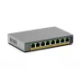 NETGEAR GS108EPP 8 portu Gigabit PoE+ slēdzis (123 W, bezventilatoru, metāla korpuss)