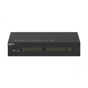 NETGEAR M4250-40G8XF-PoE++ pārvaldīts L2/L3 Gigabit Ethernet (10/100/1000) PoE slēdzis 2U melns