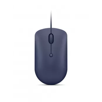 Vadu USB-C optiskā pele Lenovo GY51D20878, ambidekstrāla, 2400 DPI, 4 pogas, zila
