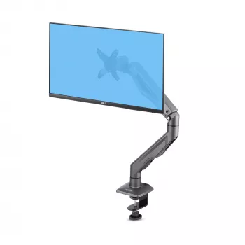 StarTech.com Galda Monitora Pamatne ar Sviras Mekānismu, Līdz 32 collu Ekrānam, Maks. 10 kg, VESA 75x75/100x100, C-Skava, Pilna Artikulācija, Mehāniskā Atspere, TAA Atbilstošs