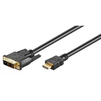 Microconnect HDM191812 video kabeļa adapteris 2 m HDMI DVI-D Melns