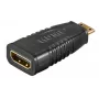MicroConnect HDM19F19MC dzimuma mainītājs mini HDMI uz HDMI, melns