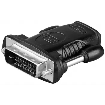 MicroConnect HDM19F24 dzimuma maiņas adapteris HDMI Type A uz DVI-D Dual Link (24+1 pin) Melns