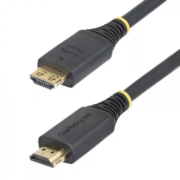 StarTech.com 15ft (4.5m) HDMI kabelis ar satveramajiem savienotājiem, 4K 60Hz/1440p 144Hz, HDR10/HDCP 2.2/ARC, 18Gbps, UHD HDMI 2.0 vads TV/Monitoram/Displejam, TPE apvalks