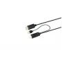 Microconnect HDMI-DP-CON1 video kabeļa adapteris 1 m HDMI Type A (Standard) DisplayPort Melns