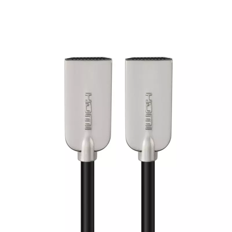 Microconnect HDMISUPERSLIM015M HDMI kabelis 1,5 m HDMI Type A (Standarta) Melns, Metālisks