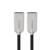 Microconnect HDMISUPERSLIM1M HDMI kabelis 1 m HDMI Type A (Standarta) Melns, Metālisks