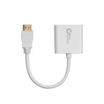 Mikroconnect HDMVGA1 video kabeļa adapteris 0.15 m HDMI Type A (Standard) VGA (D-Sub) Balts