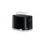 Toasteris BRAUN HT1010BK — 2 šķēlēm, 900 W, melns, plastmasas korpuss