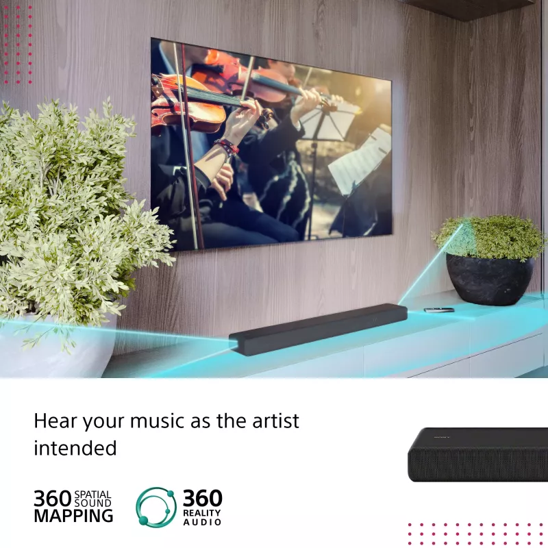 Skaņas josla Sony HT-A3000 Melna 3.1 kanāli 250 W
