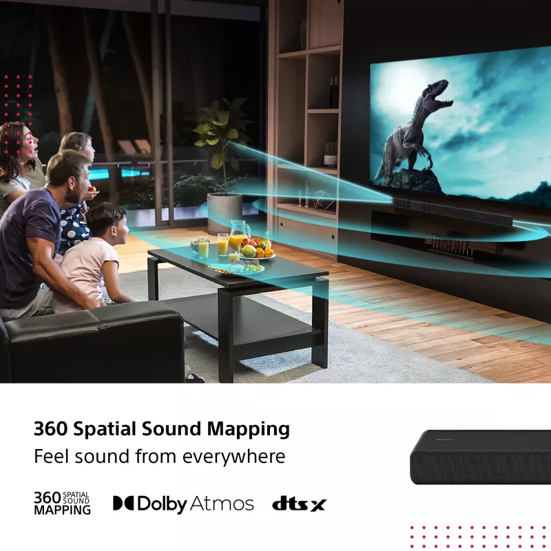 Skaņas josla Sony HT-A3000 Melna 3.1 kanāli 250 W