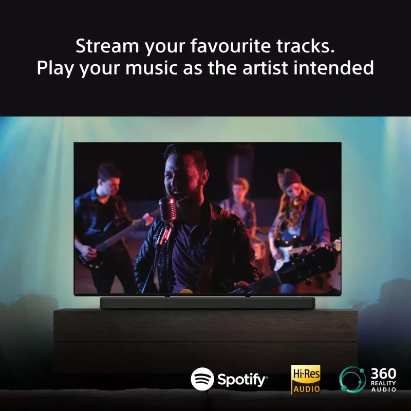 Sony BRAVIA Theatre Bar 8 – Dolby Atmos skaņas josla, 11 skaļruņi, Wi-Fi, Bluetooth, 360 Spatial Sound Mapping