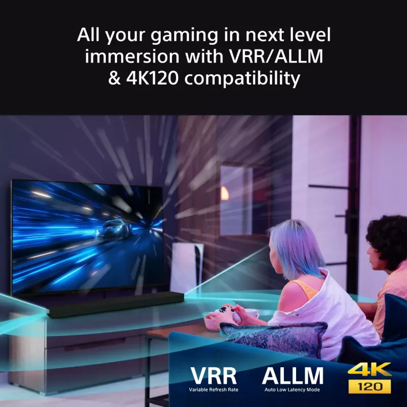 Sony BRAVIA Theatre Bar 8 – Dolby Atmos skaņas josla, 11 skaļruņi, Wi-Fi, Bluetooth, 360 Spatial Sound Mapping