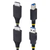 StarTech.com 6ft (1,8m) HDMI un USB 5Gbps KVM kabelis, 4K 60Hz, HDMI 2.0 un USB kombinētais kabelis KVM slēdžiem