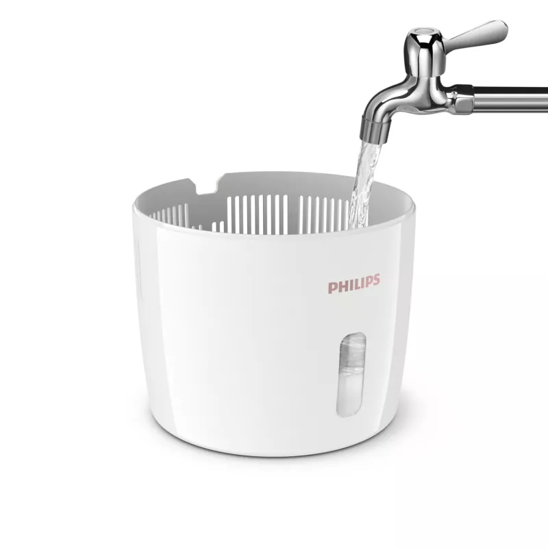 Gaisa mitrinātājs Philips HU2716/10 — 2 L tvertne, 17 W, balts/rožu zelts