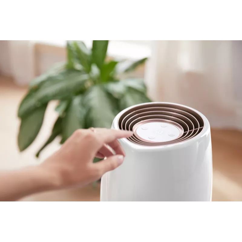 Gaisa mitrinātājs Philips HU2716/10 — 2 L tvertne, 17 W, balts/rožu zelts