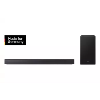 Samsung HW-B460GF 2.1 kanālu skaņas josla ar Bluetooth un bezvadu zemfrekvences skaļruni
