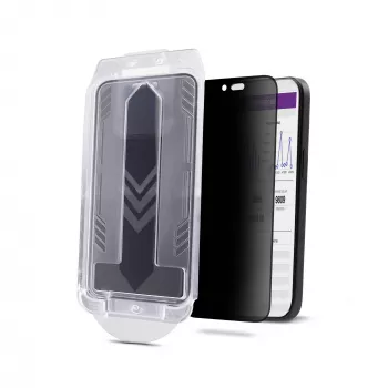 StarTech.com 4-Virzienu 360 Privātuma Ekrāns iPhone 16, Atbalsta Portreta/Ainavas Orientāciju, Skārienjutīgs, Rūdīta Stikla Aizsargs, 4Way Filtru, TAA