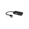 ICY BOX IB-AC1032 Mini DisplayPort uz DVI-D + VGA (D-Sub) + HDMI adapter, melns