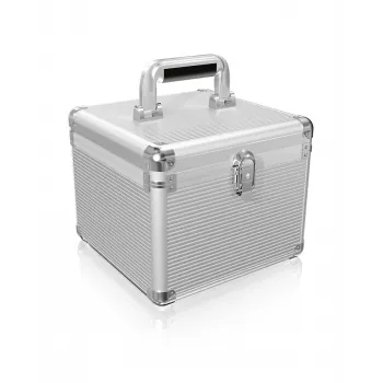 ICY BOX IB-AC628 Čemodāns Metāls, Plastmasa Sudrabs