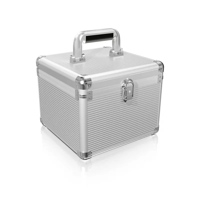 ICY BOX IB-AC628 Čemodāns Metāls, Plastmasa Sudrabs