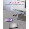 ICY BOX IB-HUB1404A USB centrmezgls ar karšu lasītāju, melns
