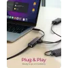 ICY BOX IB-HUB1439-LAN vadu USB 3.2 Gen 1 (3.1 Gen 1) Type-A centrmezgls, melns