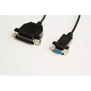 Microconnect IBM029B-1,8 seriālais kabelis 1.8 m DB-9 DB-25 melns