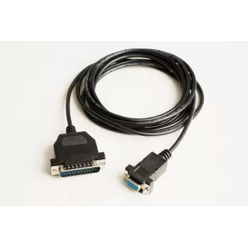 Microconnect IBM029B-1,8 seriālais kabelis 1.8 m DB-9 DB-25 melns