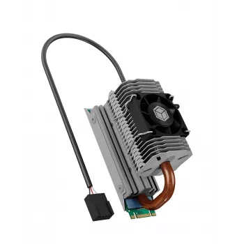 ICY BOX IB-M2HSF-705 M.2 SSD dzesētājs ar siltuma cauruli, sudrabs