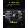 ICY BOX IB-M2HSF-705 M.2 SSD dzesētājs ar siltuma cauruli, sudrabs