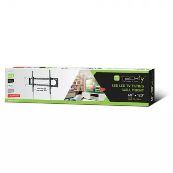 Techly ICA-PLB-369T TV stiprinājums 3.05 m (120 collas) Melns