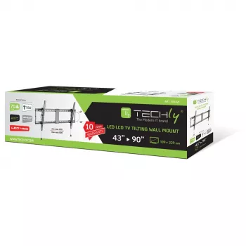 Techly ICA-PLB 590 TV stiprinājums 2.29 m (90 collas) Melns