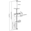 Statīvs TV Techly ICA-TR32 sudrabs, 177.8 cm (70 inch)