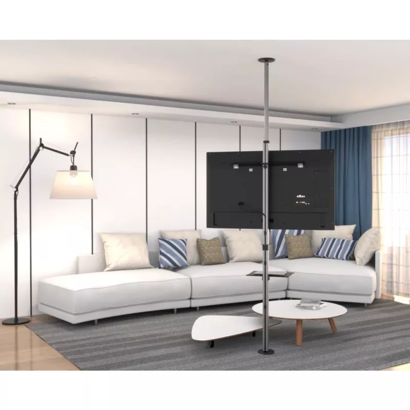 Statīvs TV Techly ICA-TR32 sudrabs, 177.8 cm (70 inch)