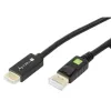 Techly ICOC-DSP-H12-010 savienojuma kabelis no DisplayPort 1.2 uz HDMI, M/M, 1 m, melnā krāsā