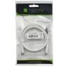 Techly ICOC-MU4-40G240W1 USB4 Gen 3x2 kabelis 1 m balts USB-C