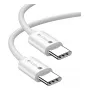 Techly ICOC-MU4-40G240W1 USB4 Gen 3x2 kabelis 1 m balts USB-C